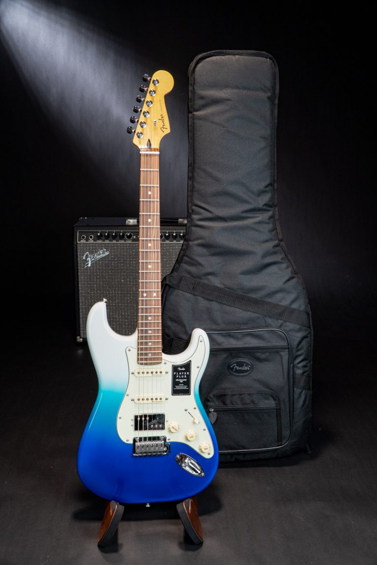Fender Player Plus Stratocaster HSS Belair Blue + กระเป๋า ขายราคาพิเศษ