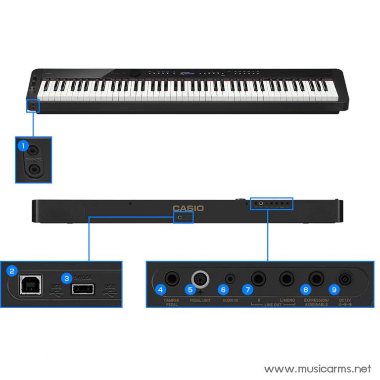 Casio-PX-S310-ลักษณะเปียโนน ขายราคาพิเศษ
