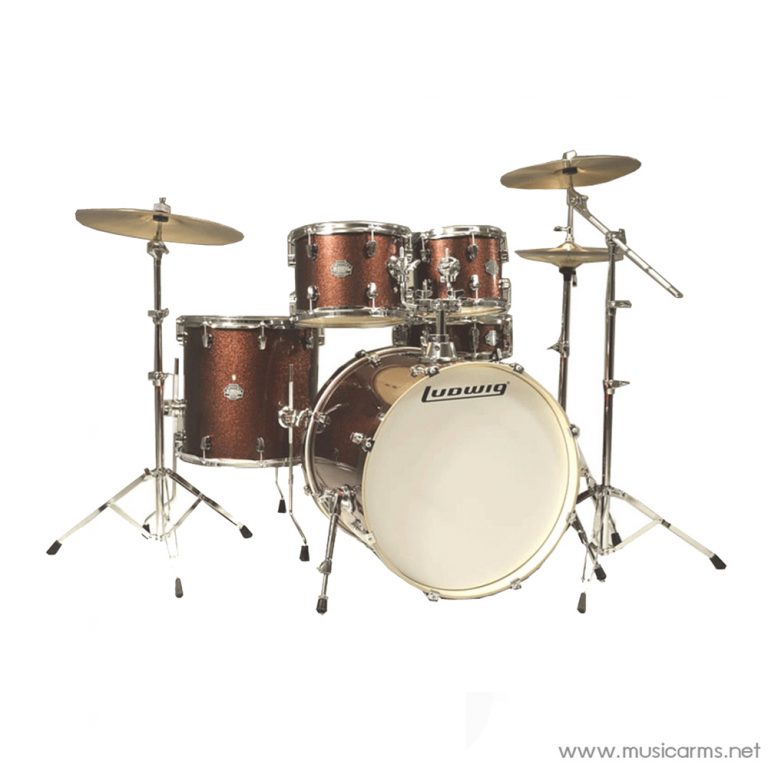 Ludwig Element Drive 5 Pieces สี  Red
