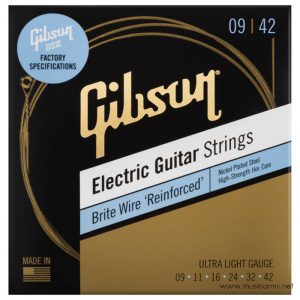 Gibson Brite Wire Reinforced สายกีตาร์ไฟฟ้าราคาถูกสุด | เครื่องดนตรี Musical Instrument