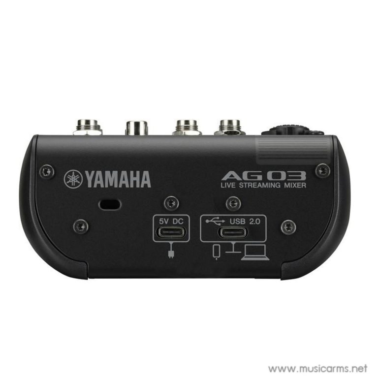 Yamaha-AG03-Mk2-Livestreaming-Pack-ด้านหลังดำ ขายราคาพิเศษ