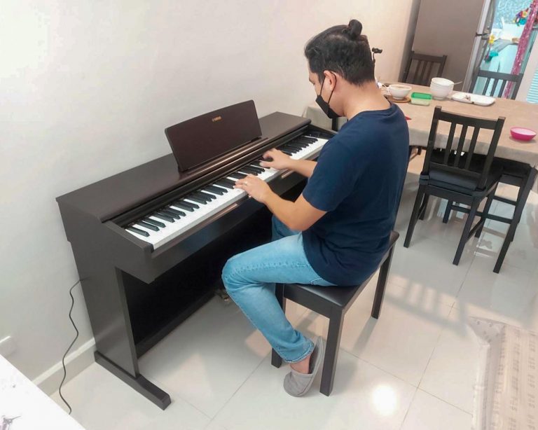 Yamaha YDP-145 ลูกค้า Music Arms