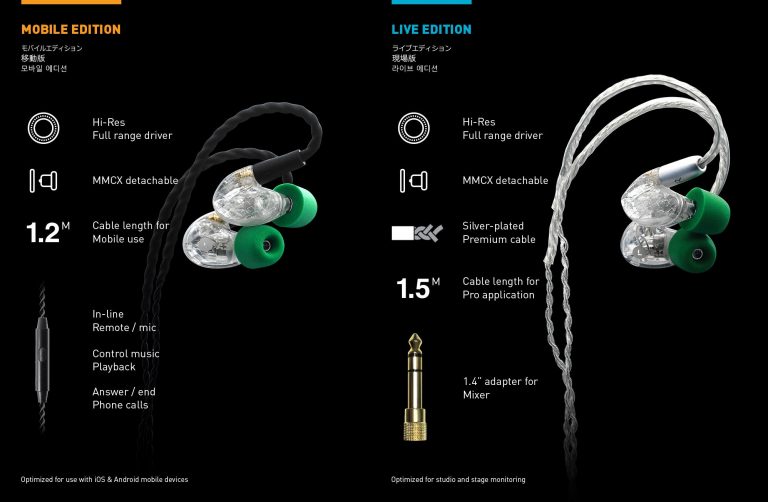 ADV Model 3 MMCX In-ear Monitors ขายราคาพิเศษ