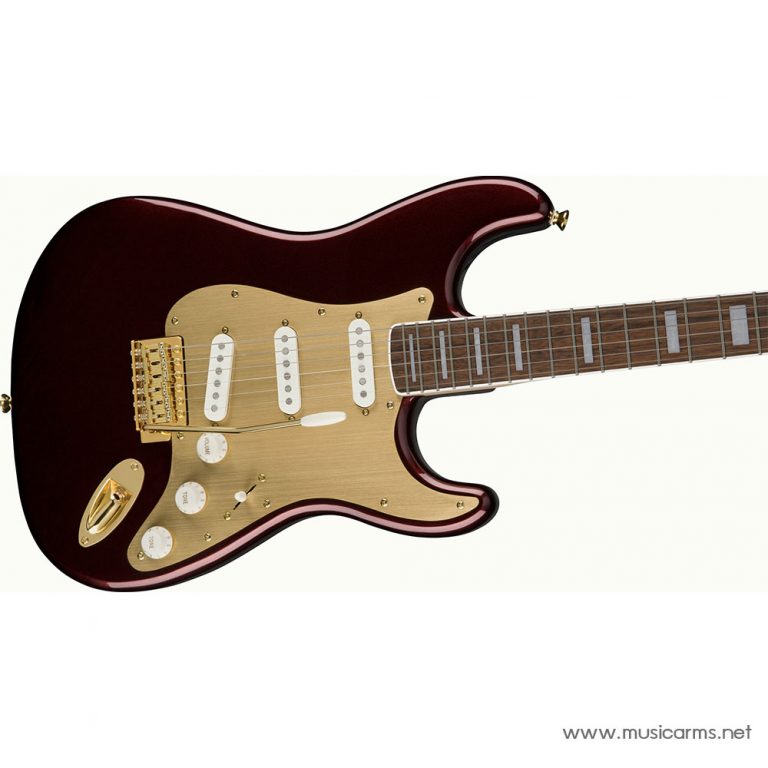 Squier 40th Anniversary Stratocaster Gold Edition Black คอ ขายราคาพิเศษ