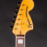 Squier 40th Anniversary Stratocaster Gold Edition Ruby Red Metallic Head ขายราคาพิเศษ