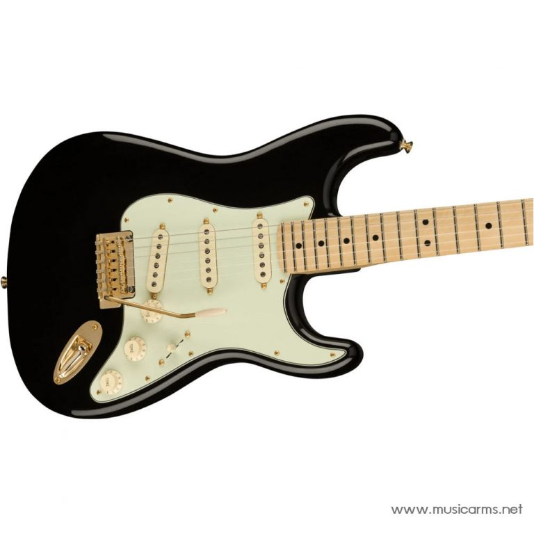 Fender Player Stratocaster Black Gold Hardware Limited Edition คอ ขายราคาพิเศษ