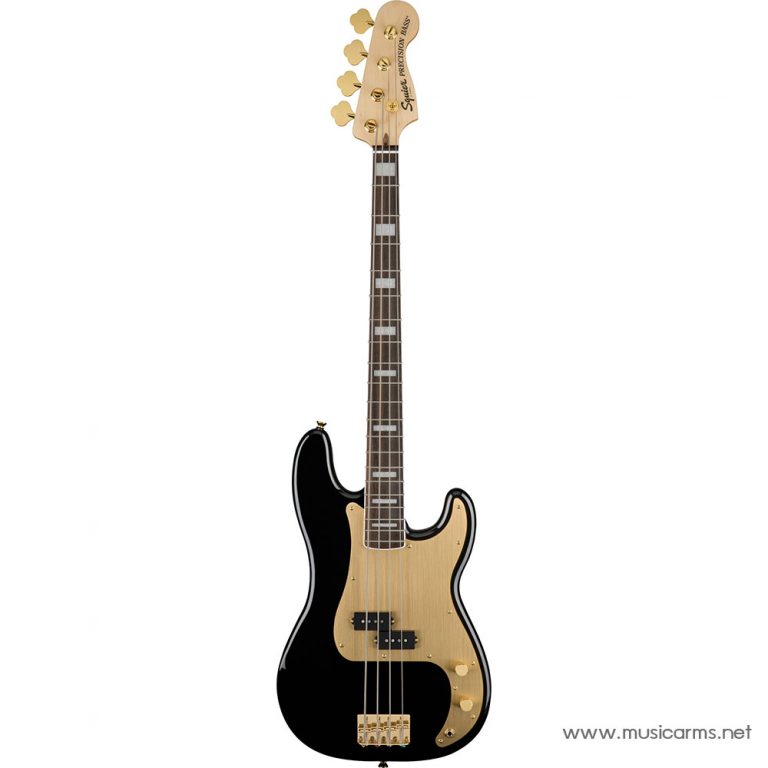 Squier 40th Anniversary Precision Bass Gold Edition Black ขายราคาพิเศษ