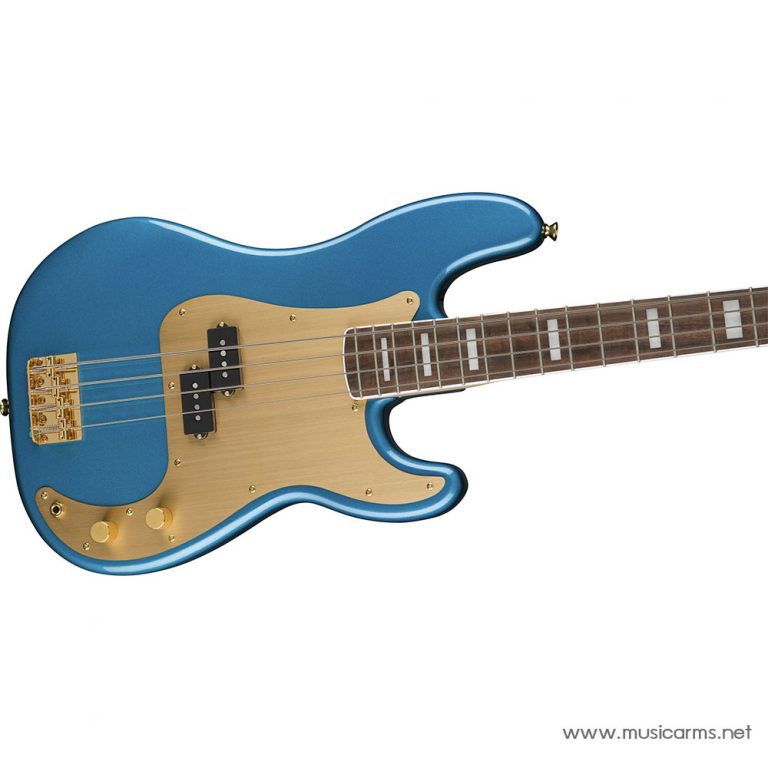 Squier 40th Anniversary Precision Bass Gold Edition Lake Placid Blue คอ ขายราคาพิเศษ