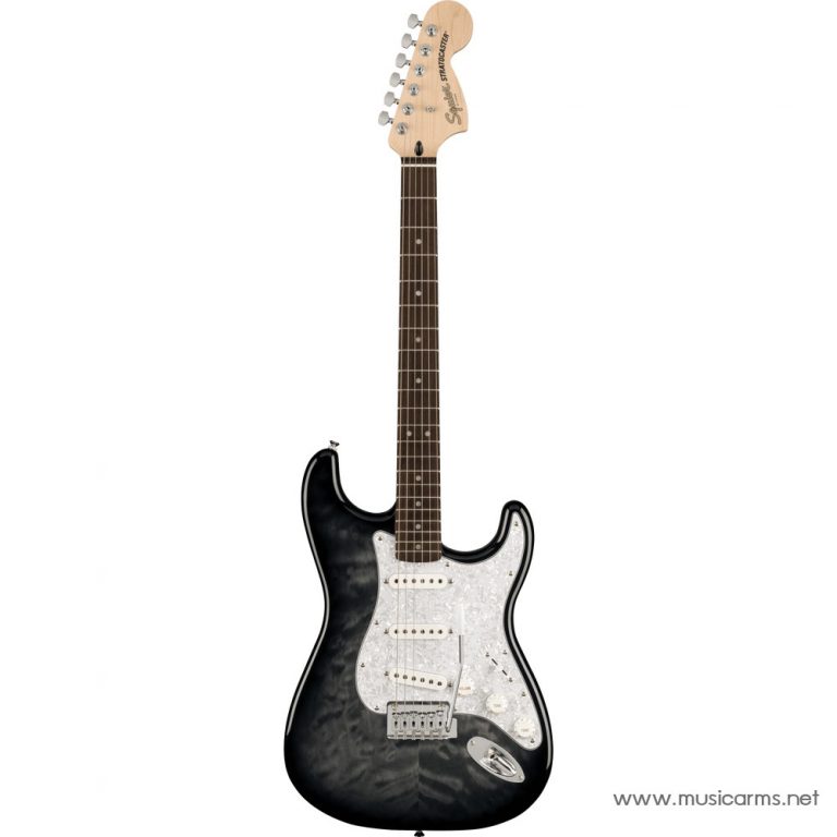 Squier Affinity Stratocaster QMT Sapphire Black Burst ขายราคาพิเศษ