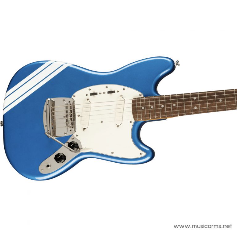 Squier Classic Vibe ‘60s Competition Mustang With Stripes Limited Edition Lake Placid Blue ปิ๊กอัพ ขายราคาพิเศษ