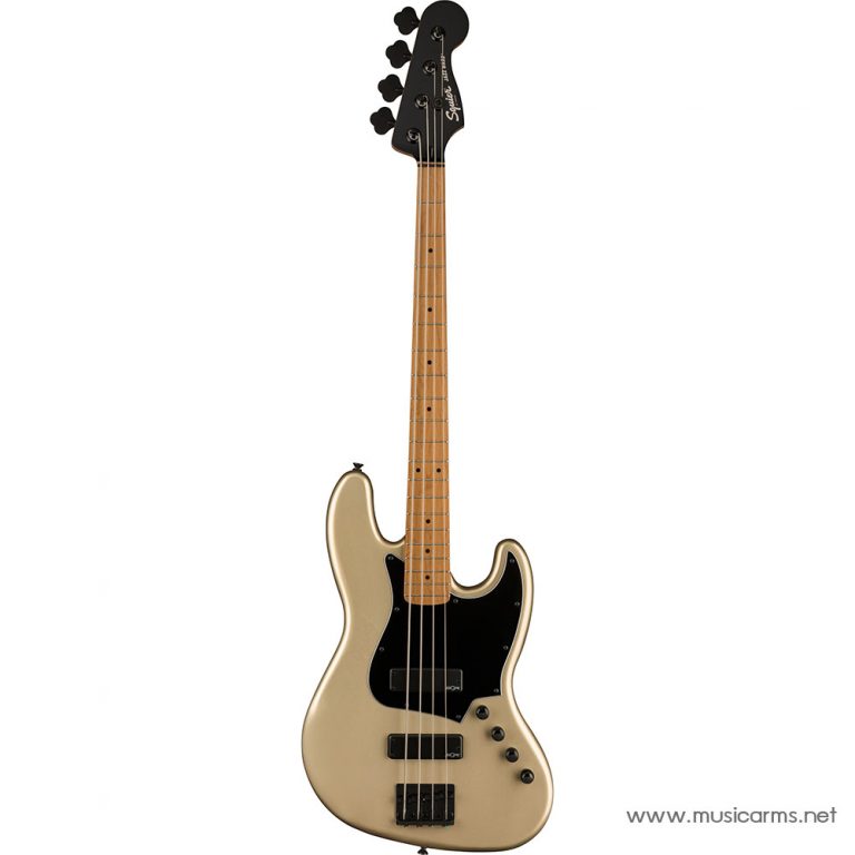 Squier Contemporary Active Jazz Bass HH Roasted Maple Neck สี Shoreline Gold