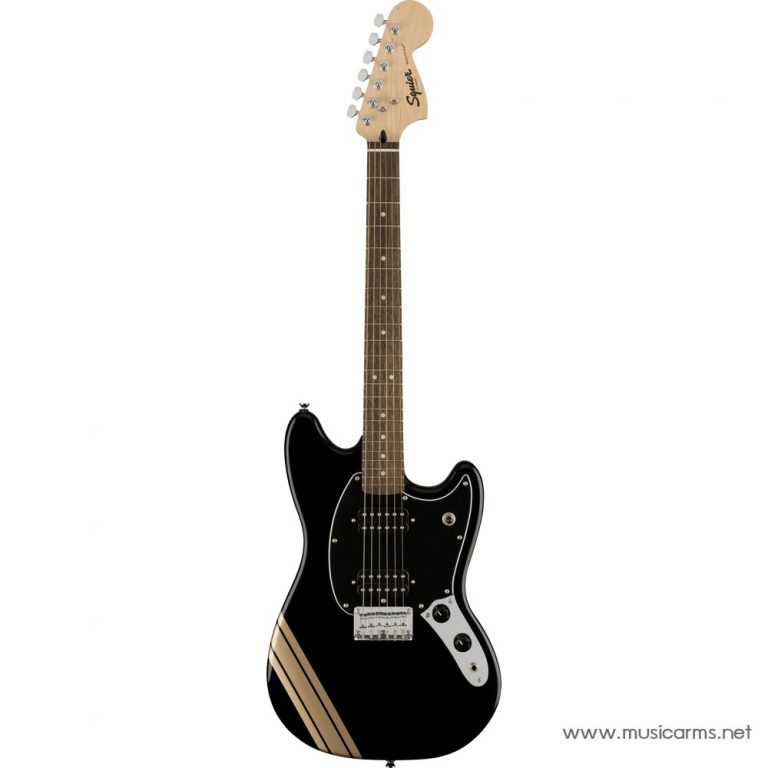 Squier FSR Bullet Mustang HH With Stripes Limited Edition Black ขายราคาพิเศษ