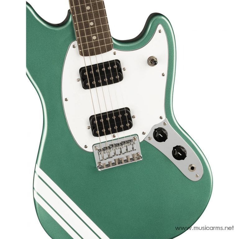 Squier FSR Bullet Mustang HH With Stripes Limited Edition Sherwood Green บอดี้ ขายราคาพิเศษ