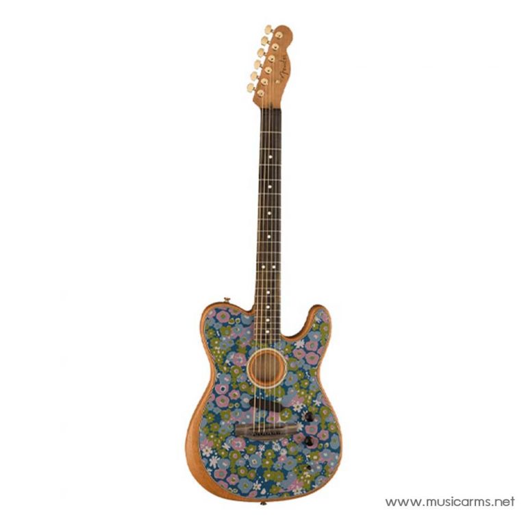 Fender American Acoustasonic Telecaster Blue Flower Limited Edition ขายราคาพิเศษ