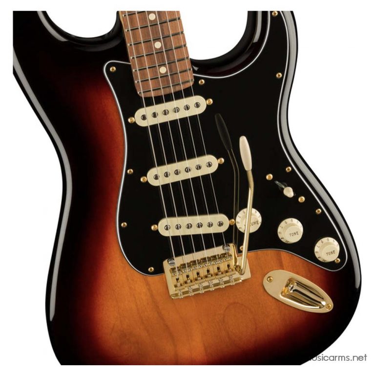 Fender Player Stratocaster 3 Tone Sunburst Gold Hardware Limited Edition ปิ๊กอัพ ขายราคาพิเศษ