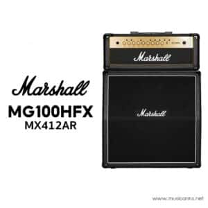 Marshall MG100HFX + MX412AR ชุดตู้แอมป์กีตาร์ไฟฟ้าราคาถูกสุด