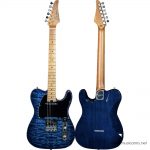 Soloking MT-3 Custom Roasted Maple Quilted SS Quilted Blue Burst ขายราคาพิเศษ