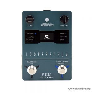 Flamma FS21 Stereo Drum Machine And Looper Pedal Editor Software Supportedราคาถูกสุด | Flamma