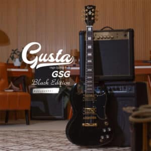 Gusta GSG Black Edition กีตาร์ไฟฟ้าราคาถูกสุด