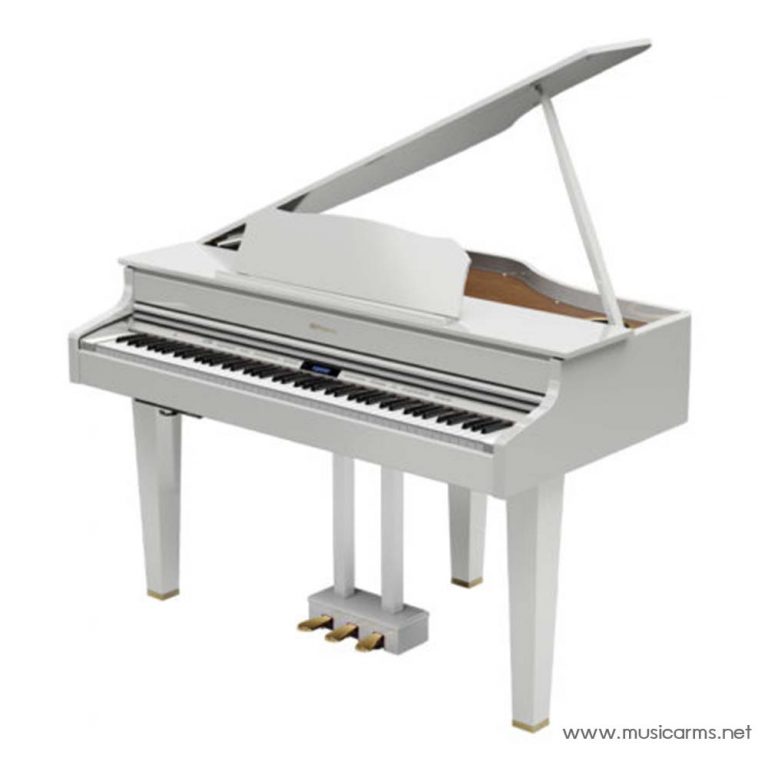 Roland GP607 Digital Grand Piano สี Polish White
