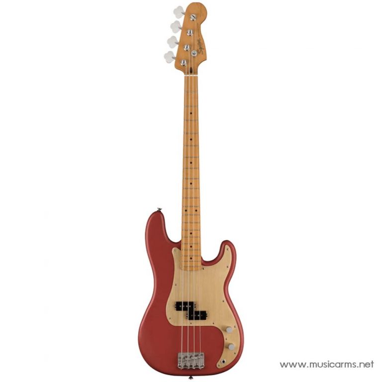 Squier 40th Anniversary Precision Bass MN Satin Vintage Edition สี Dakota Red