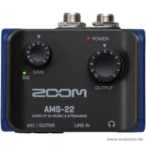 Zoom AMS-22 ออดิโอ อินเตอร์เฟสราคาถูกสุด | Zoom
