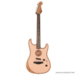 Fender Limited Edition American Acoustasonic Stratocaster Shell Pink กีตาร์ไฟฟ้าราคาถูกสุด