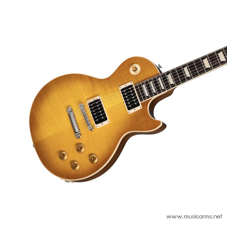 Gibson USA Les Paul Standard 50s Faded Electric Guitar in Vintage Honey Burst neck ขายราคาพิเศษ