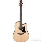 Ibanez AAD50CE-LG Grand Dreadnought Acoustic Guitar in Natural Low Gloss ขายราคาพิเศษ
