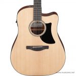 Ibanez AAD50CE-LG Grand Dreadnought Acoustic Guitar in Natural Low Gloss body ขายราคาพิเศษ