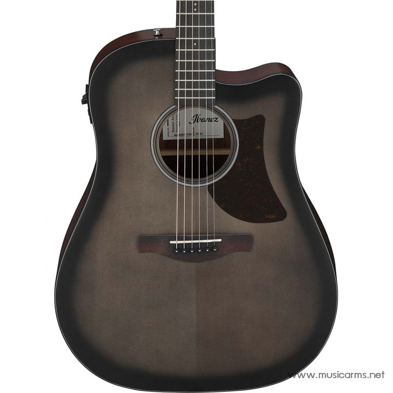 Ibanez AAD50CE-TCB Electro Acoustic Guitar in Transparent Charcoal Burst Low Gloss body ขายราคาพิเศษ