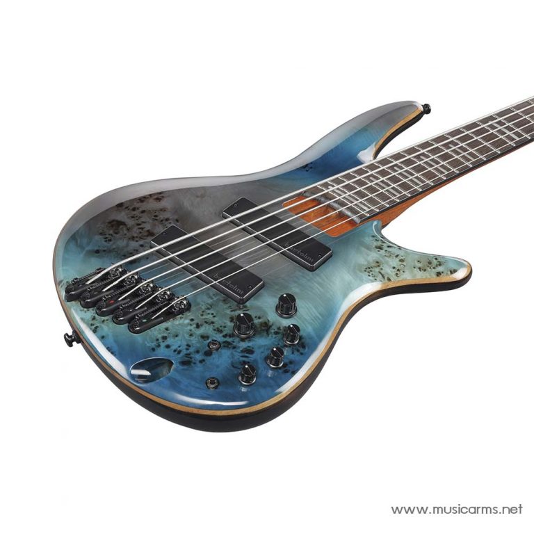 Ibanez SRMS805-TSR 5-String Multi-Scale Bass Guitar in Tropical Seafloor pickup ขายราคาพิเศษ
