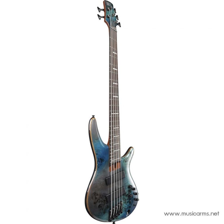 Ibanez SRMS805-TSR 5-String Multi-Scale Bass Guitar in Tropical Seafloor side ขายราคาพิเศษ