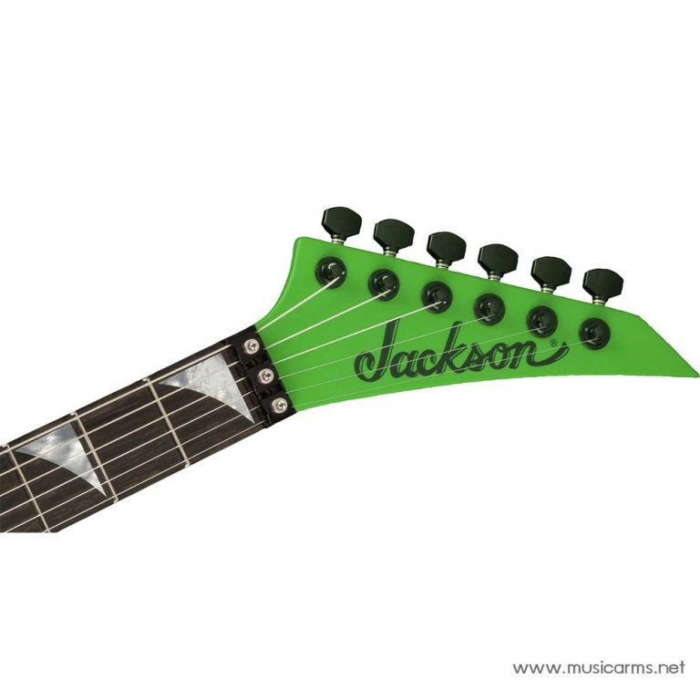 Jackson American Series Soloist SL3 Electric Guitar in Satin Slime Green head ขายราคาพิเศษ