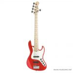 Sadowsky MetroLine 21-Fret Vintage JJ Bass, Swamp Ash Body, 5-String - Solid Candy Apple Red Metallic High Polish ขายราคาพิเศษ