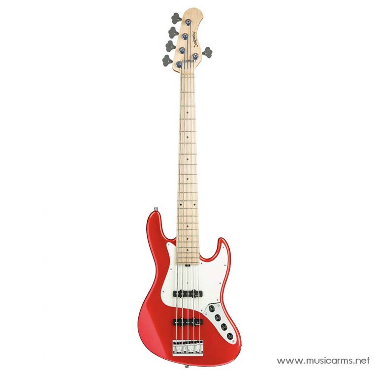Sadowsky MetroLine 21-Fret Vintage J/J Bass Swamp Ash 5-Strings เบสไฟฟ้า สี Solid Candy Apple Red Metallic High Polish