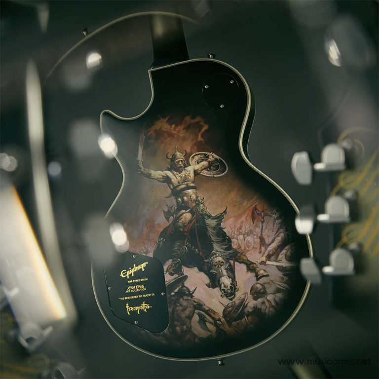 Epiphone Adam Jones Les Paul Custom Art Collection Frank Frazetta “The Berserker” body back ขายราคาพิเศษ