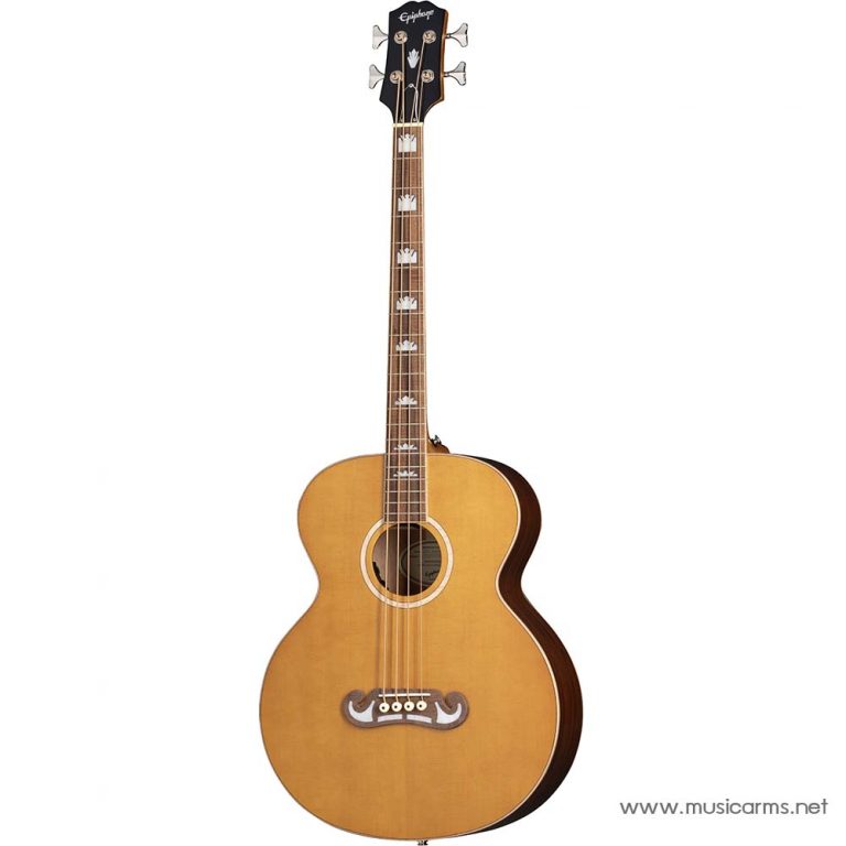 Epiphone El Capitan J-200 Studio Electro Acoustic Bass Guitar in Aged Vintage Natural ขายราคาพิเศษ
