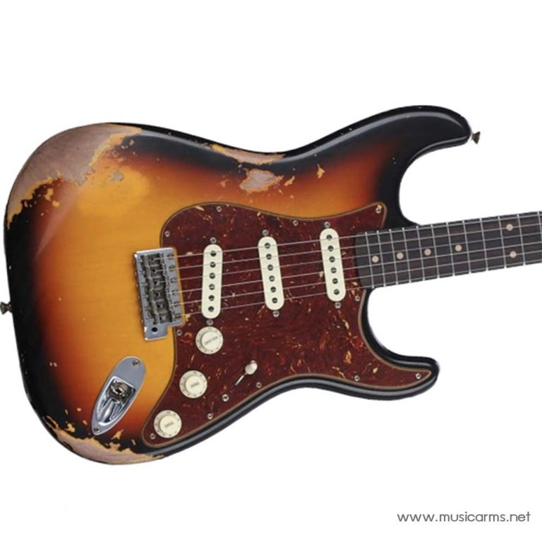 Fender Custom Shop ’61 Stratocaster Heavy Relic Faded 3 Color Sunburst S21 Limited Edition pickup ขายราคาพิเศษ