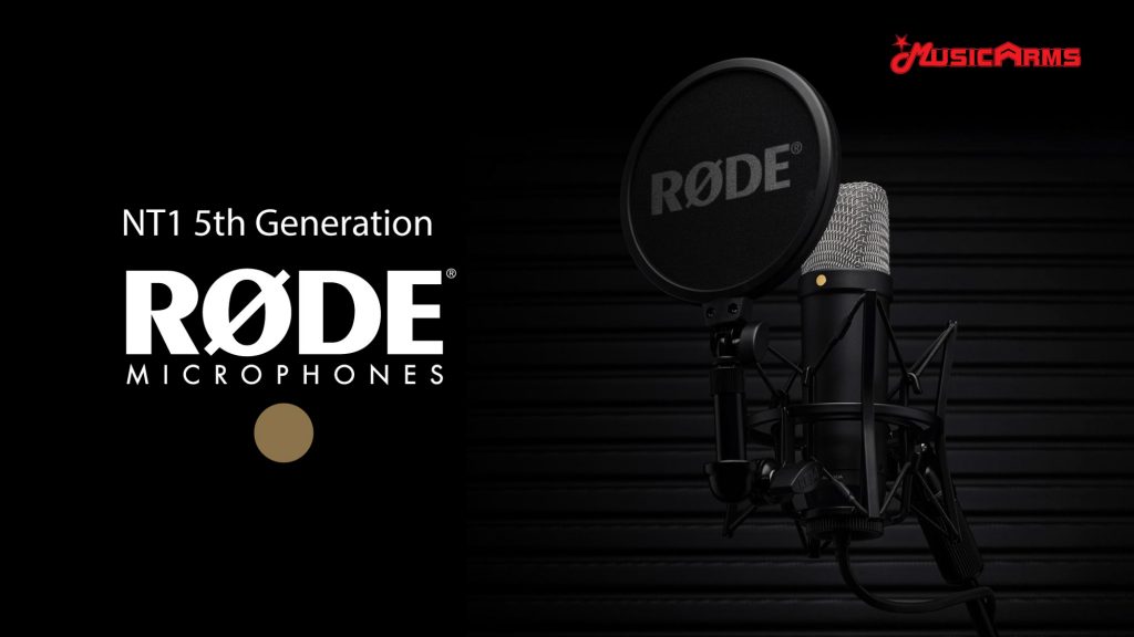 Nt1 Rode Sensor RODE NT1 Gen5 ไมโครโฟนคอนเดนเซอร์ สตูดิโอ 32-Bit ตัวแรกของโลก | Music ...