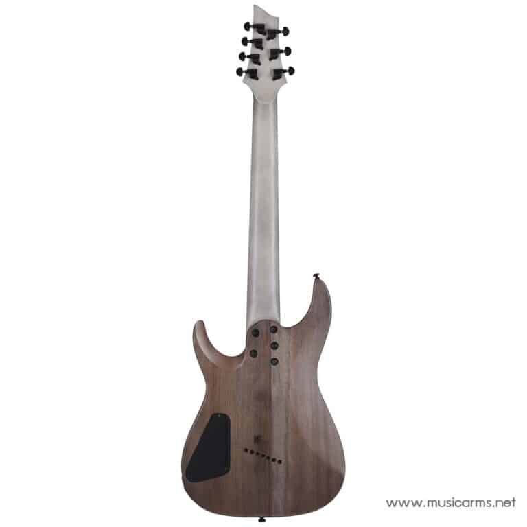Schecter Omen Elite-7 MS 7 String Electric Guitar in Charcoal back ขายราคาพิเศษ
