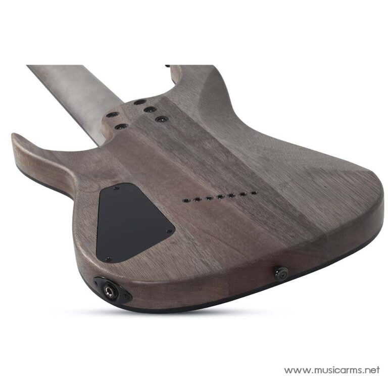 Schecter Omen Elite-7 MS 7 String Electric Guitar in Charcoal body back ขายราคาพิเศษ
