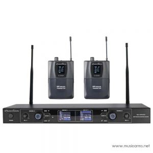 Soundvision SU-890D-II/BT (HW-X) ชุดไมค์ลอยคาดศรีษะคู่ ย่าน UHF คลื่นความถี่ 694.5 – 702.7MHzราคาถูกสุด | ไมโครโฟน&ไวเลส Microphone&Wireless