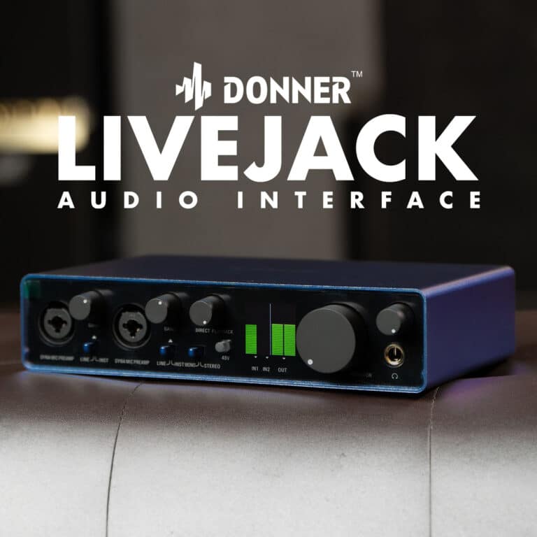 Donner Livejack 2×2 ออดิโออินเตอร์เฟส ขายราคาพิเศษ