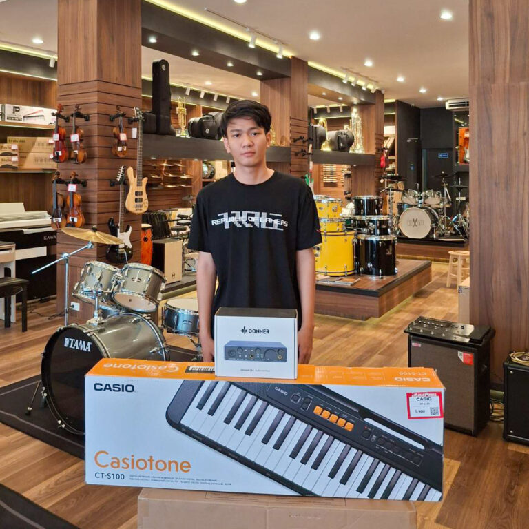 Donner Livejack Lite USB Audio Interface+คีย์บอร์ด CASIO CT-S100 RO-95V 2pcs