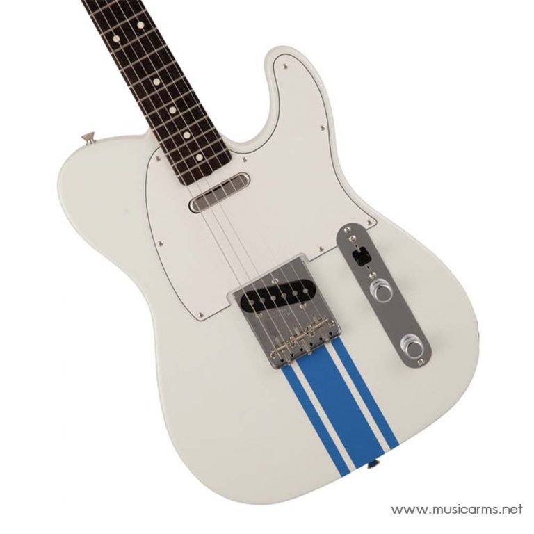 Fender Traditional II 60s Telecaster Olympic White with Blue Competition Stripe Limited Edition body ขายราคาพิเศษ