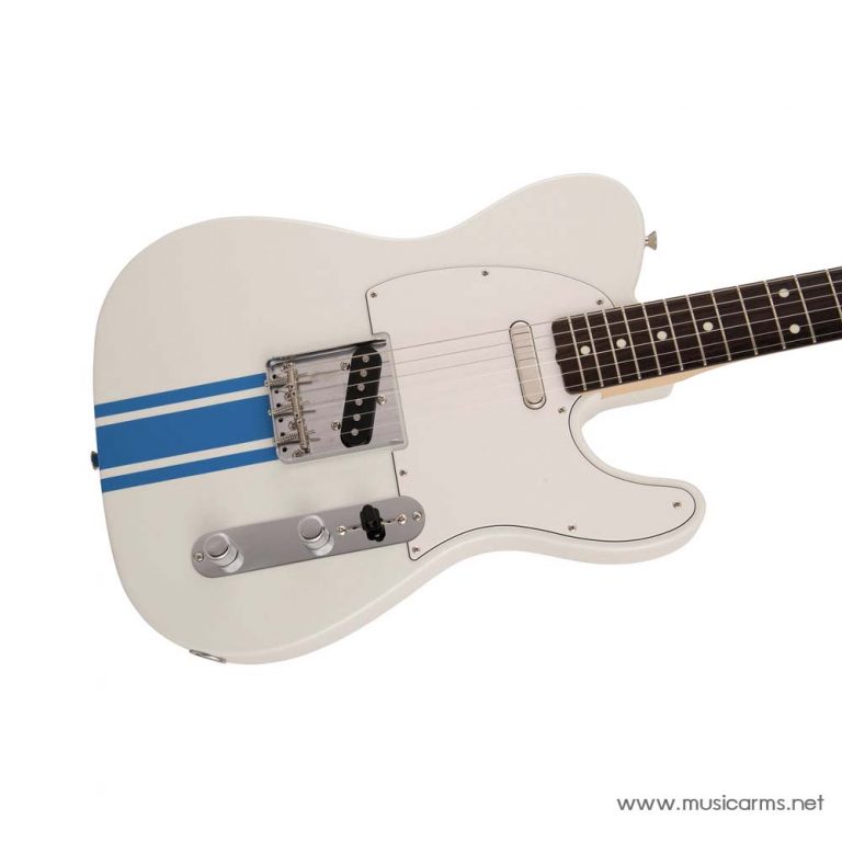 Fender Traditional II 60s Telecaster Olympic White with Blue Competition Stripe Limited Edition pickup ขายราคาพิเศษ