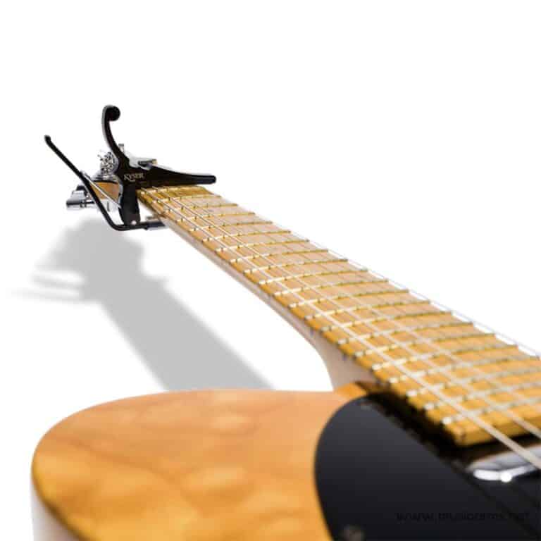 Kyser Quick-Change Electric Guitar Capo + guitar ขายราคาพิเศษ