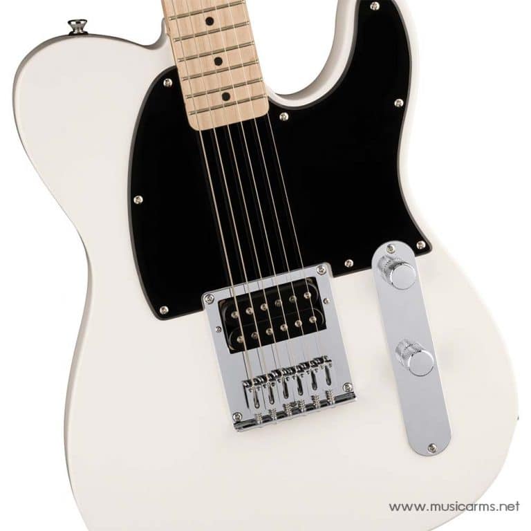 Squier Sonic Esquire H Electric Guitar in Arctic White pickup ขายราคาพิเศษ