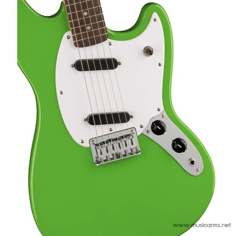 Squier Sonic Mustang Electric Guitar in Lime Green pickup ขายราคาพิเศษ